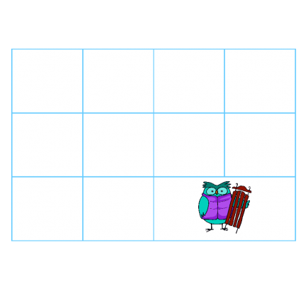 File Folder Activity Sequence to 100 by 10's (Light Blue, Winter Theme)